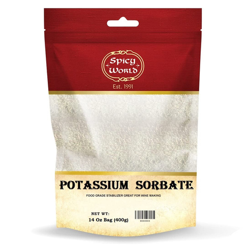 Potassium Sorbate 14 Oz - Food Grade - Great Wine Stabilizer, Preservative for G - Imagen 12 de 12