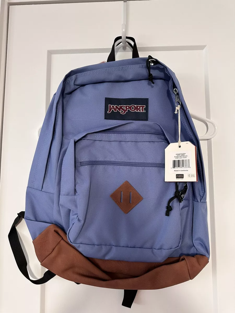 JanSport City View Bleached Denim Backpack New With Tag 1 900