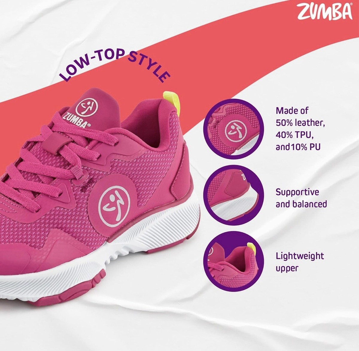 Zumba - cherry／ZUMBA ２点 Zumba Libre Boxing Shorts With Side Inserts – Zumba Wear