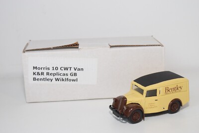 A53 1:43 K&R REPLICAS MORRIS 10 CWT VAN BENTLEY WILLFOWL MIB VERY RARE!
