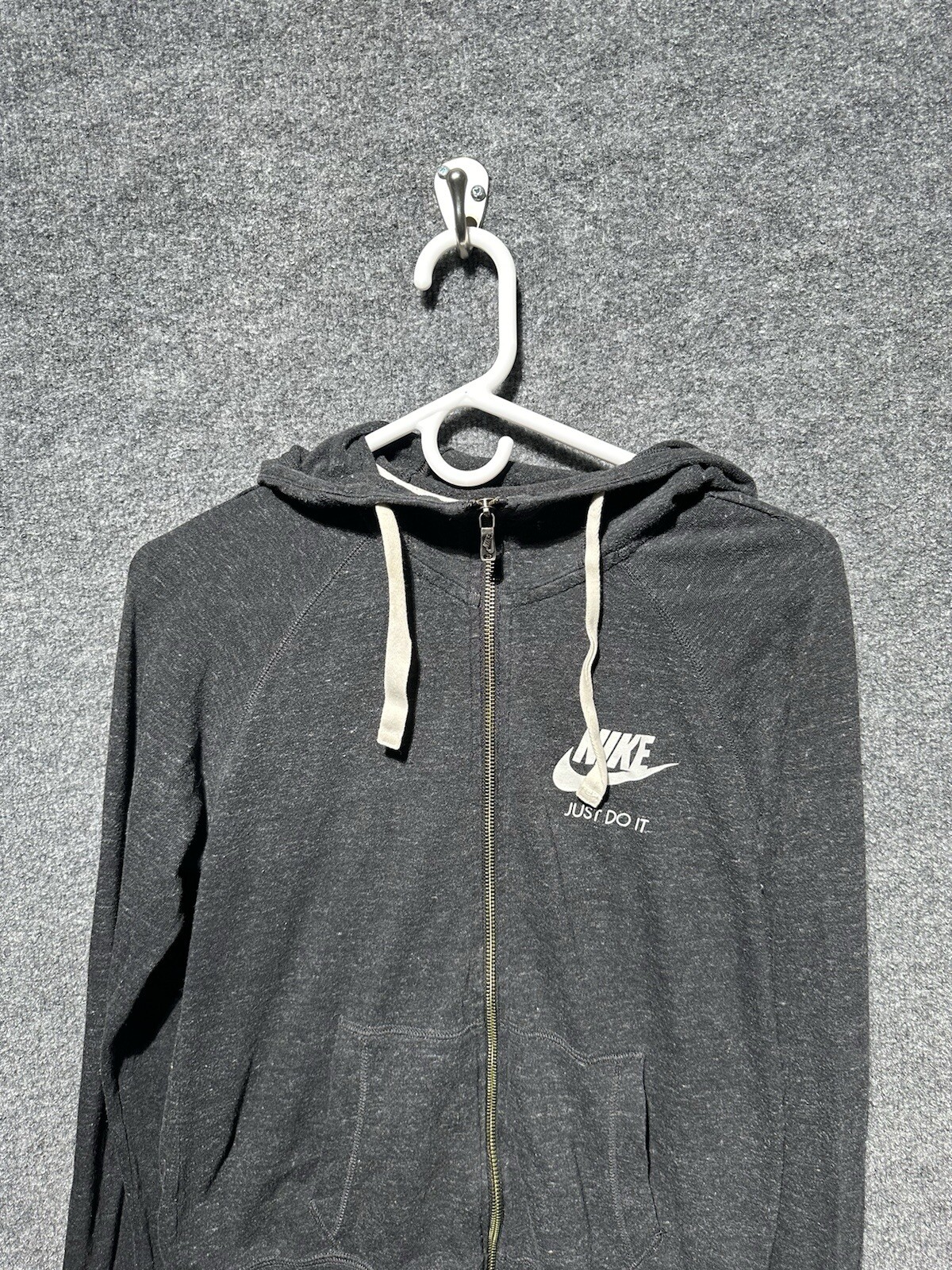 Nike Jacket Womens S Small Gray Basic Full Zip Ju… - image 2