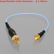 3.5mm TRS Plug Locking Microdot Socket Cable Earset Microphone Wireless system