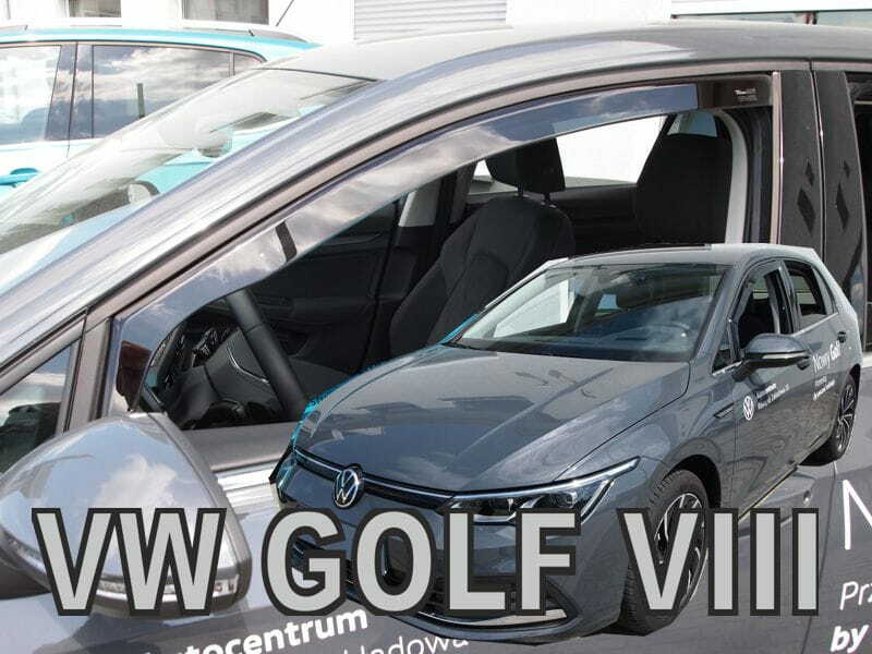 Déflecteurs de vent anti-buée HEKO pour Volkswagen Golf 8 réduction du bruit aérodynamique