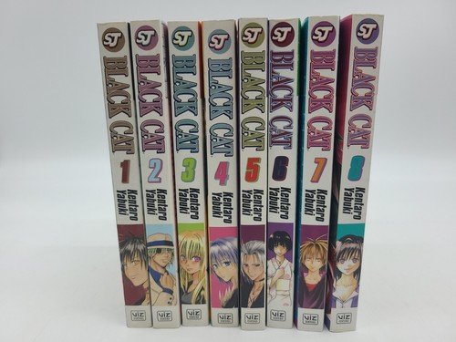Black Cat Manga 8 Stück - Vol. 1-8 - 1 2 3 4 5 6 7 8 Kentaro Yabuki - RAR - Bild 1 von 5