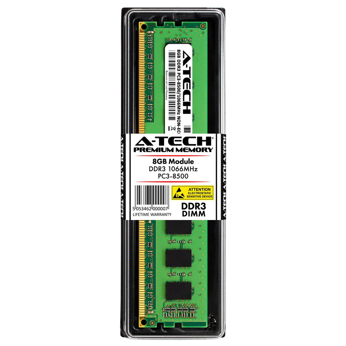 Ram Pc3 8500u Barrette Mémoire 2Go RAM DDR3 Apacer DIMM PC3-8500U
