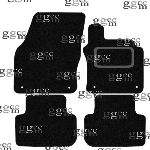 FITS VOLKSWAGEN GOLF SV 2014 & ONWARDS TAILORED BLACK CARPET CAR FLOOR MATS SET - Picture 1 of 7