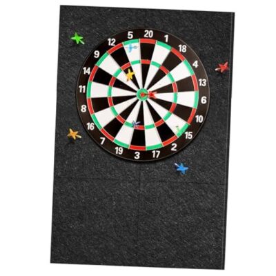 Dart Board Wall Protectors 36 x 24 x 0.5 Inch Extended Length Dart Backboard 