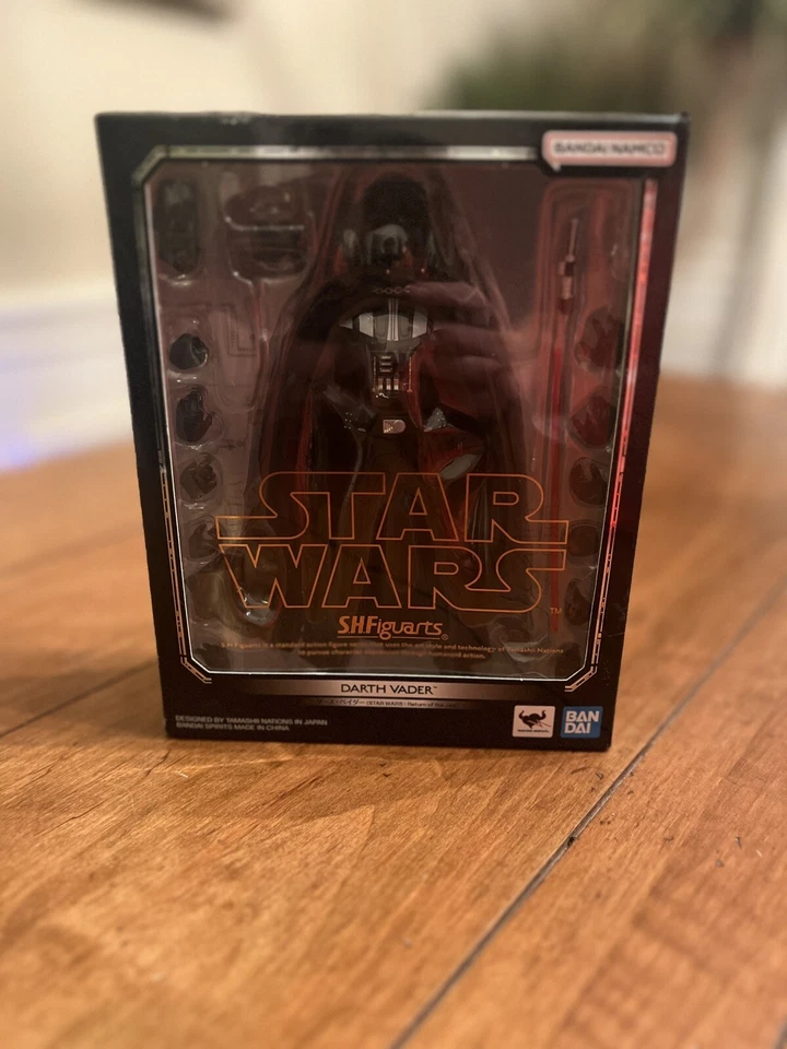 Bandai S.H.Figuarts Darth Vader Star Wars Return of The Jedi Action Figure HTF - Image 2 of 4