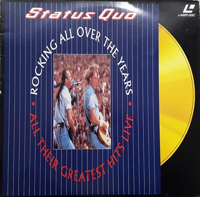 Laserdisc '' STATUS QUO - ROCKING ALL OVER THE YEARS '' - PAL - NEU / UNGEÖFFNET