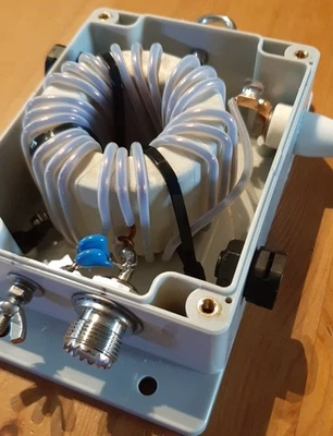 HF 9:1 UNUN for random wire antenna (EFRW), from 250W up to 5KW - Photo 1/4