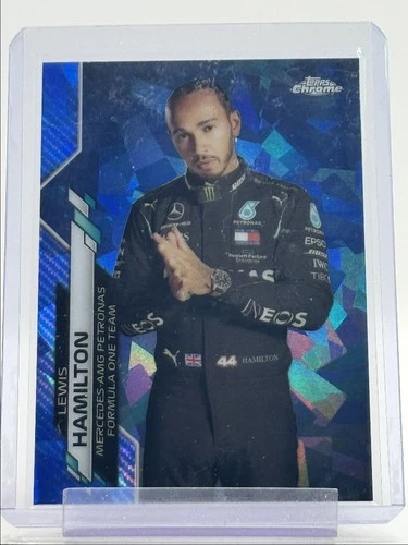 LEWIS HAMILTON 2020 TOPPS CHROME F1 SAPPHIRE REFRACTOR #1 Q3694