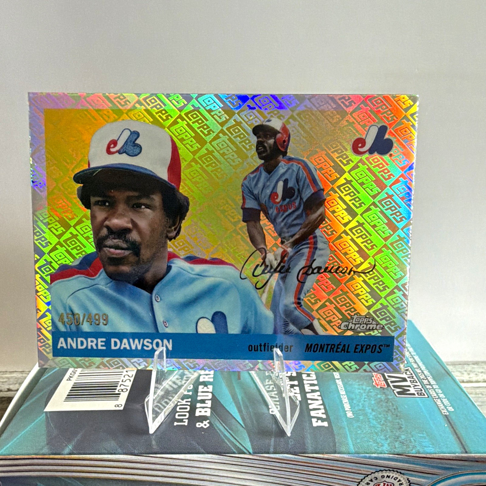 2025 Topps Chrome Platinum Andre Dawson Topps Refractor /499  #425