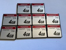 Lot 10pcs4gb Transcend industrial Compactflash memory card NIKON CANON CF DSLR