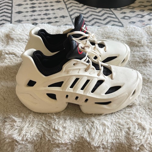 Adidas AdiFOM Climacool Mens 10.5 Wonder White Black IF3909 Chunky Sneakers