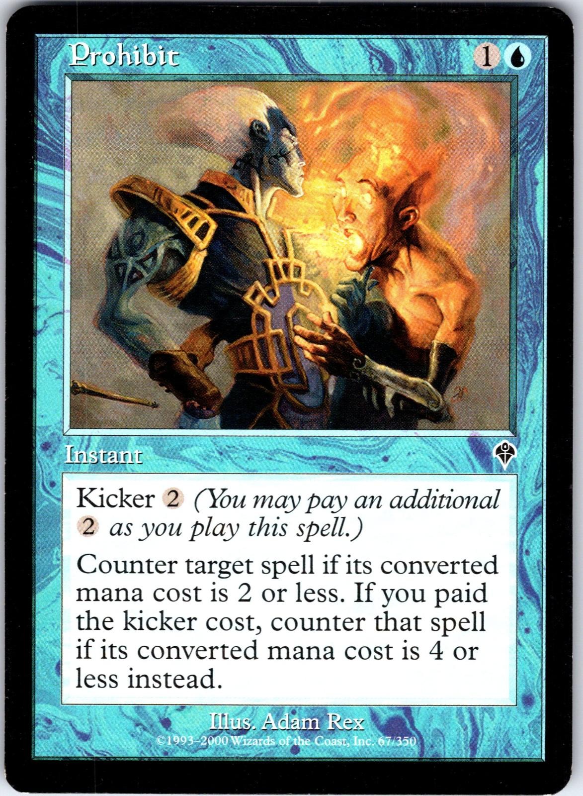 Prohibit 67 Common Invasion Magic: The Gathering Near Mint