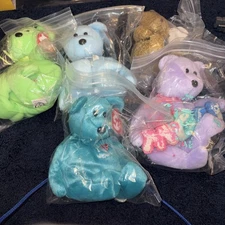 Set of 5 Summertime Fun Ty Beanie Babies