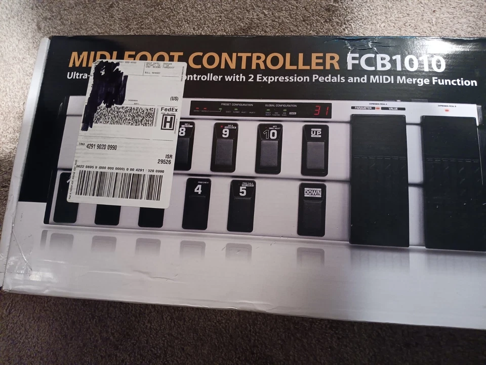 New In Box Behringer Midi Foot Controller FCB1010 - Image 2 of 4