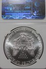 1996 NGC MS69 AMERICAN SILVER EAGLE #B51816 — photo 2