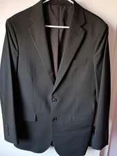 Jos. A. Banks Men's Black Slim Fit Suited Separates 40 Reg,  pants 34X30