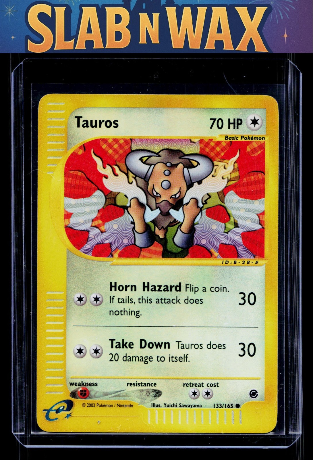 Pokemon tcg Expedition Tauros #133/165 Reverse