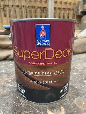 #ad 1 Gallon Sherwin Williams Super Deck Exterior Deck Semi Stain 3511 Cedar Bark $39.99