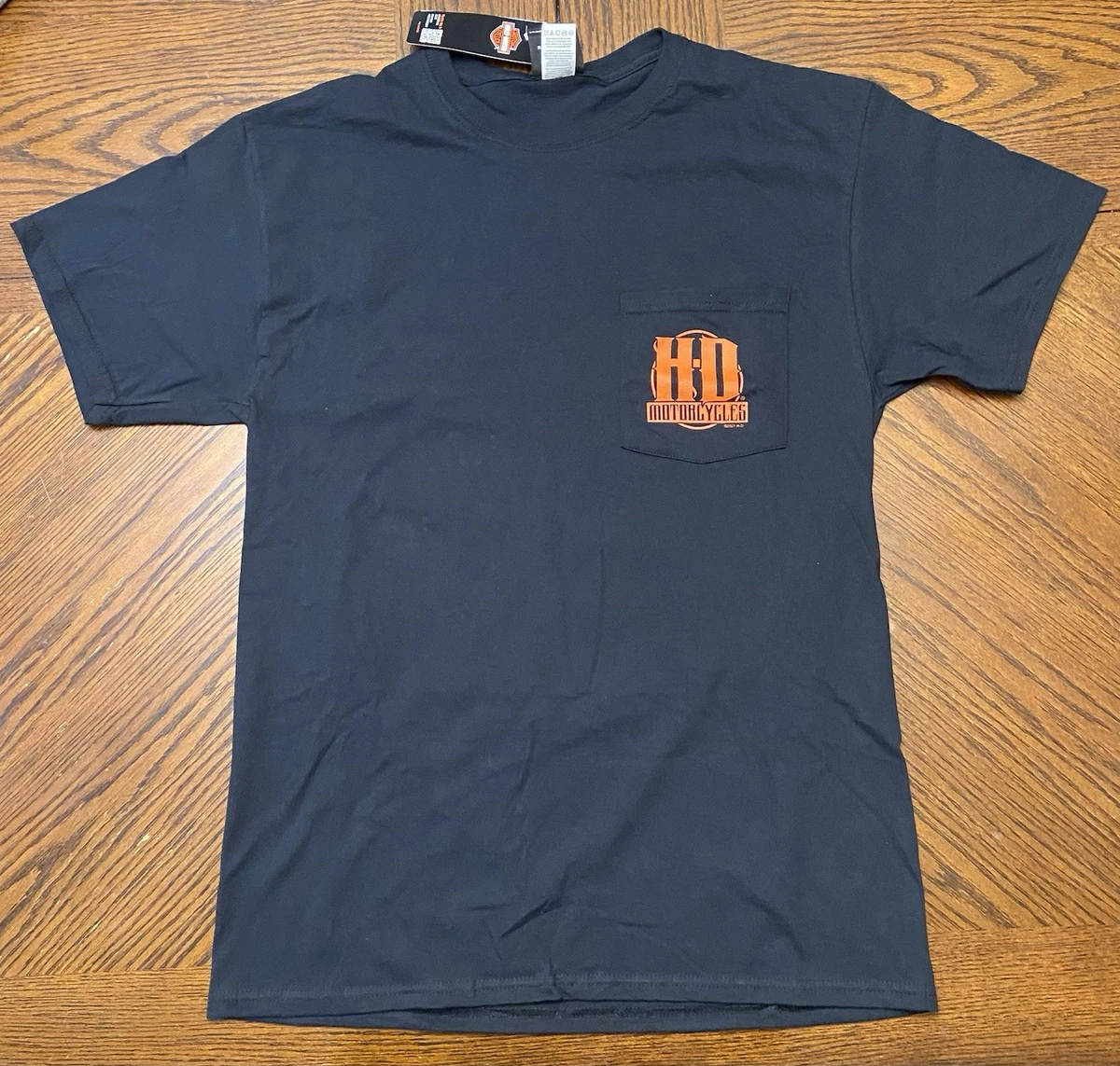 T-shirt Uomo Harley-Davidson Winged B&S | 96332-23VM | Nero | Cotone 100% - Foto 3
