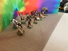 1/32 scale Zulu War Call to Arms Zulu warrior conversions painted plastic Lot A3