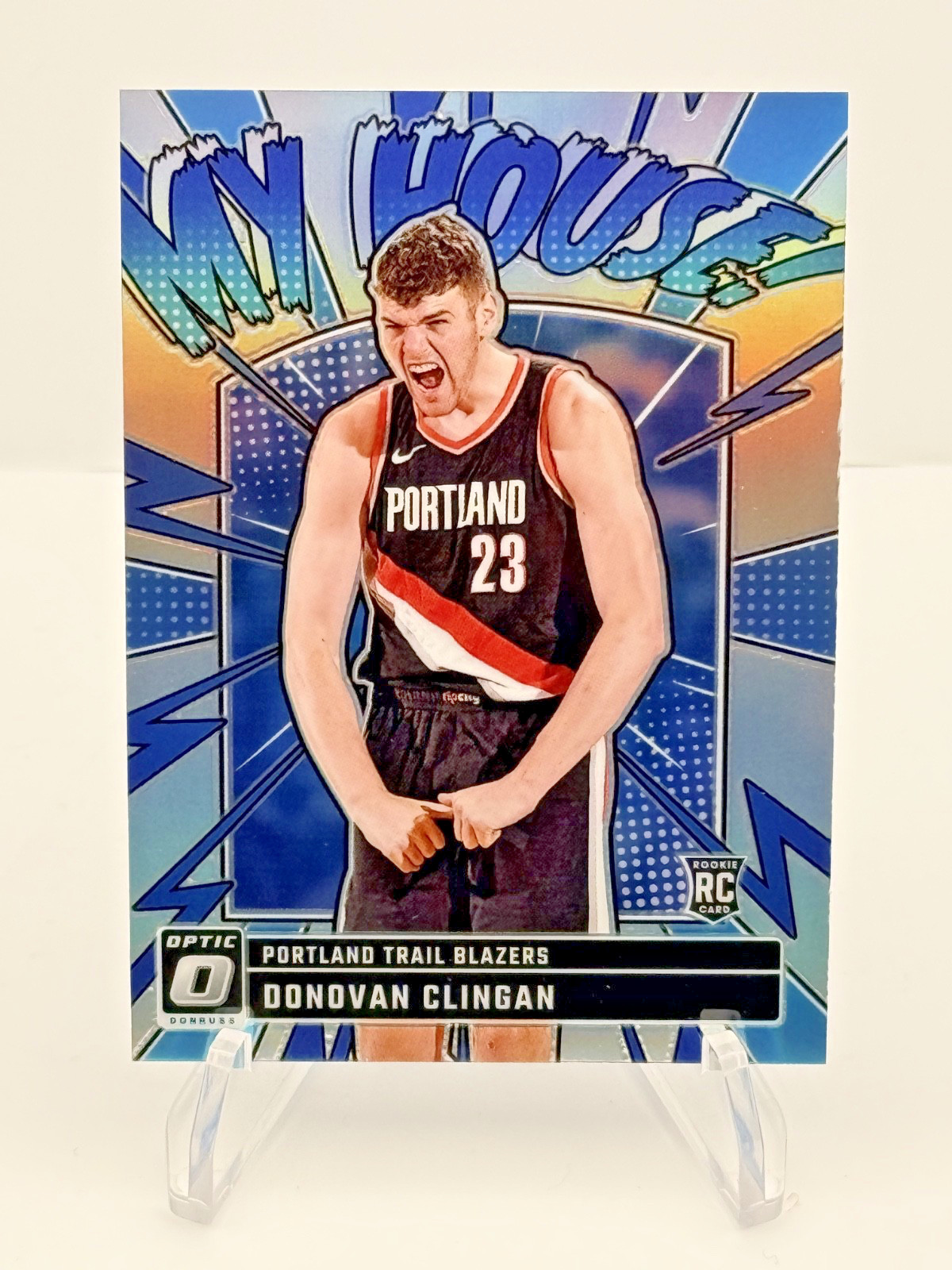 2024-25 Donruss Optic - Donovan Clingan My House Holo Prizm (RC) #1 Blazers
