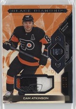 2022 Upper Deck Black Diamond Pure Premium Relics /25 Cam Atkinson #BDB-CA f9s