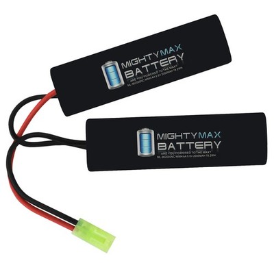 Mighty Max 9.6V 2000mAh Replaces 400 FPS CYMA M14 EBR CM032EBR Airsoft AEG Rifle