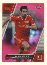 Rani Khedira Chrome Bundesliga 2021 Magenta Wave Refractor /399 #18