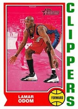 2001-02 Topps Heritage #70 Lamar Odom Los Angeles Clippers