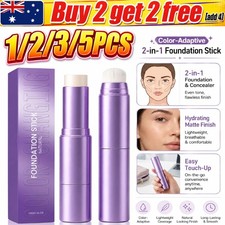 Facelove Foundation Stick, Face Love 2-in-1 Changing Foundation Stick with Brush