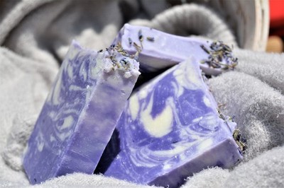 Lavender Dreams Handmade Bar Soap - All Natural, cold-process soap