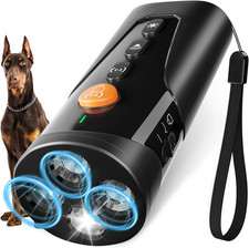 Dog Bark Deterrent Device, 3X Ultrasonic anti Barking Device 6 Modes Dog Trainer