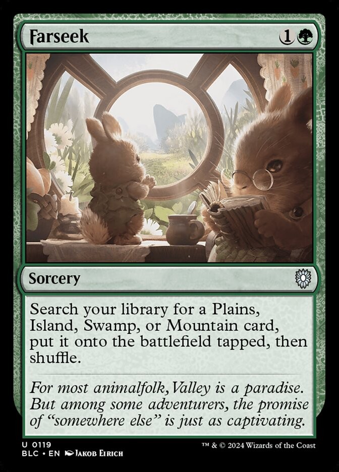 Farseek 119 - NM - Bloomburrow Commander - MTG