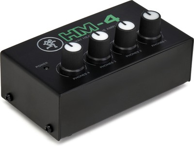 Mackie HM-4 4-channel Headphone Amplifier (2-pack) Bundle