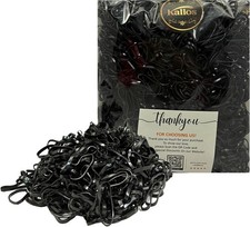 500 Pack Rubber Bands for Hair 22mm Durable, Non-Slip Elastic Hair Ties for