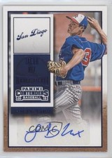 2015 Panini Contenders Draft Ticket Blue Foil Jacob Nix #18 Auto 0o9