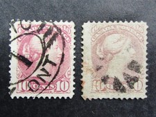 nystamps Canada Stamp # 40 40a Used $175         A10x054