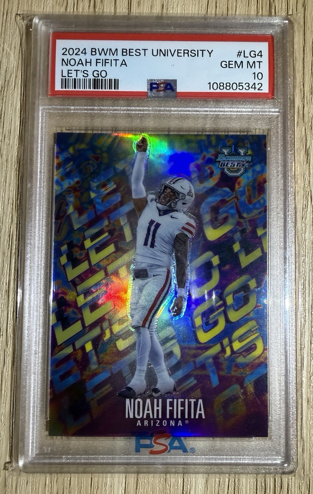 2024 Bowman Best U Noah Fifita Let’s Go PSA 10 #LG4