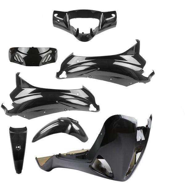 Verkleidungskit TNT 7-Teilig Schwarz FüR Piaggio Liberty RST 50 / 125 Ccm-image