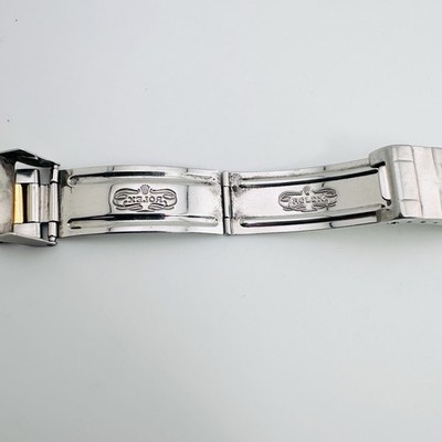 Genuine 93153-18 (R 1993) Rolex Mens 18K/SS Clasp 20mm Oyster Band