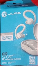 JLab Go Air Sport True Wireless Bluetooth Earbuds with Charging Case - Black