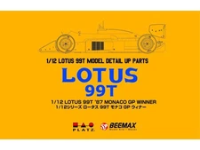 Beemax - Lotus 99T '87 Monaco Winner detail Up Parts 1/12 E12001