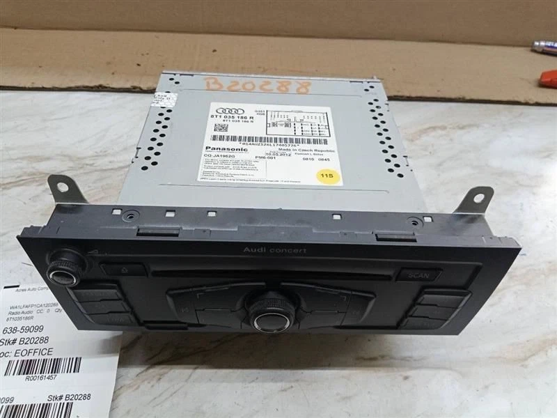 REPRODUCTOR DE RADIO AUDI Q5 2010-2016 8T1035186R Foto 2 de 4