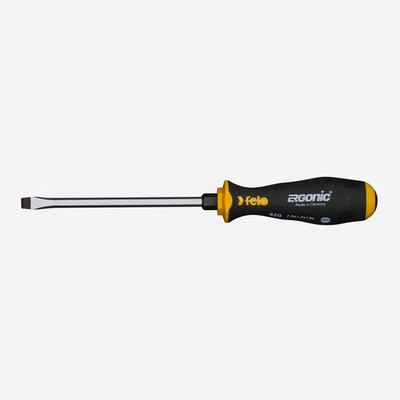 Felo Ergonic with Striking Cap Slotted Screwdriver, 4.5 x 90mm