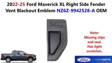 2022-25 Ford Maverick Xl Right Side Fender Vent Blackout Emblem Nz6z-9942528-a