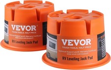 VEVOR Trailer Jack Block, 2000 lbs Capacity per RV Leveling Block, Polypropyl...