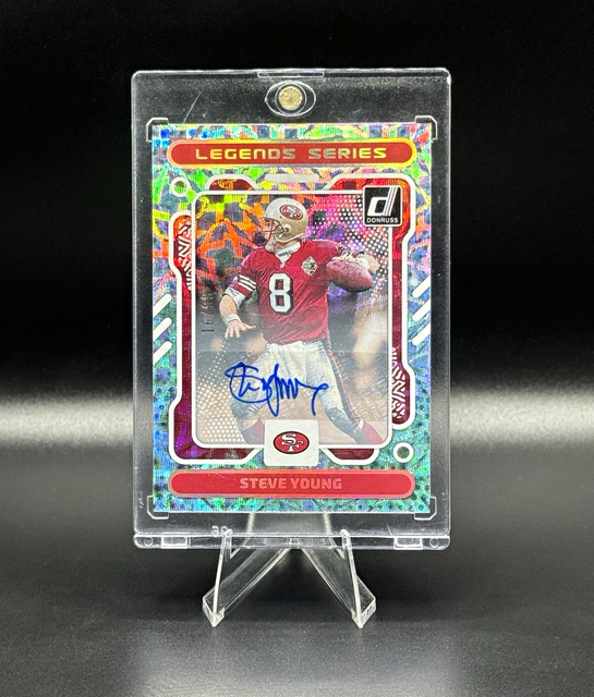 2023 Panini Donruss Football Legends Series Steve Young Auto #TLS-15 49ers 16/99
